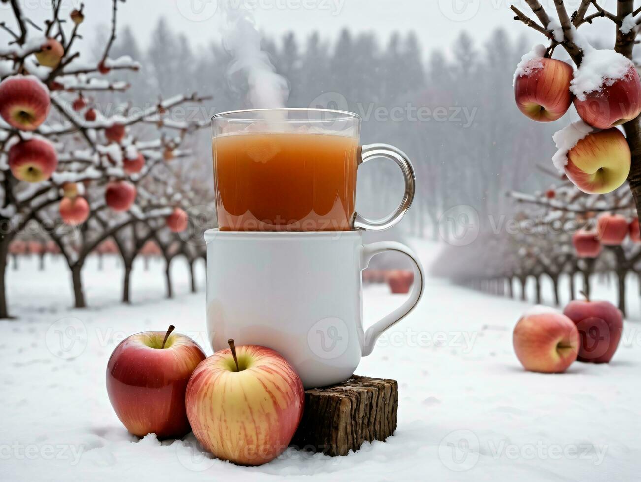 une tasse de chaud boire. ai généré photo