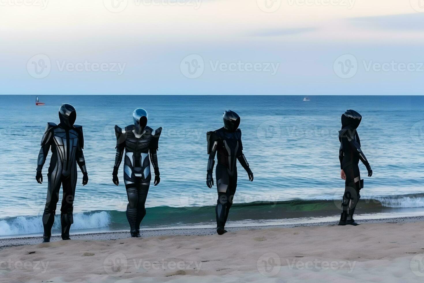 spécial les forces soldats avec arme prendre partie dans militaire manœuvre. guerre, armée, La technologie et gens concept. neural réseau ai généré photo