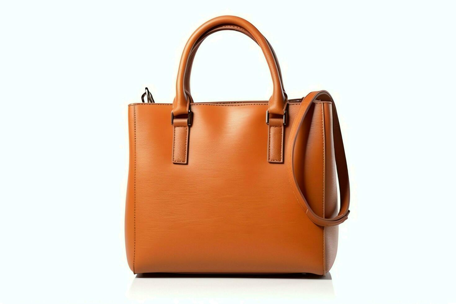 magnifique élégance et luxe mode femmes Sac à main ou bourse. une charme femelle cuir main fabriqué sac concept par ai généré photo