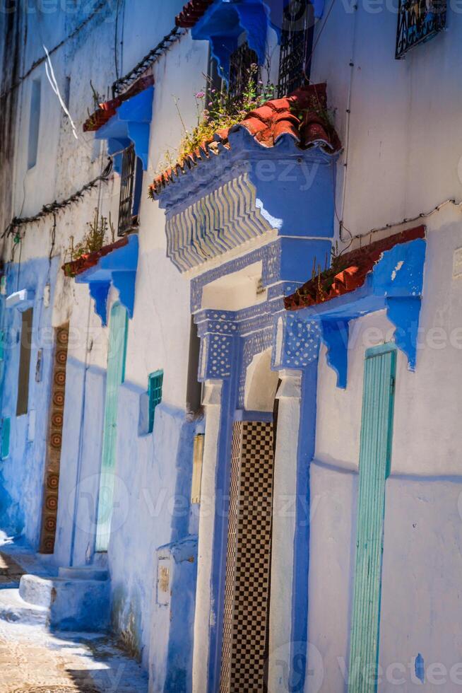 bleu médina de chéchaouen, Maroc photo