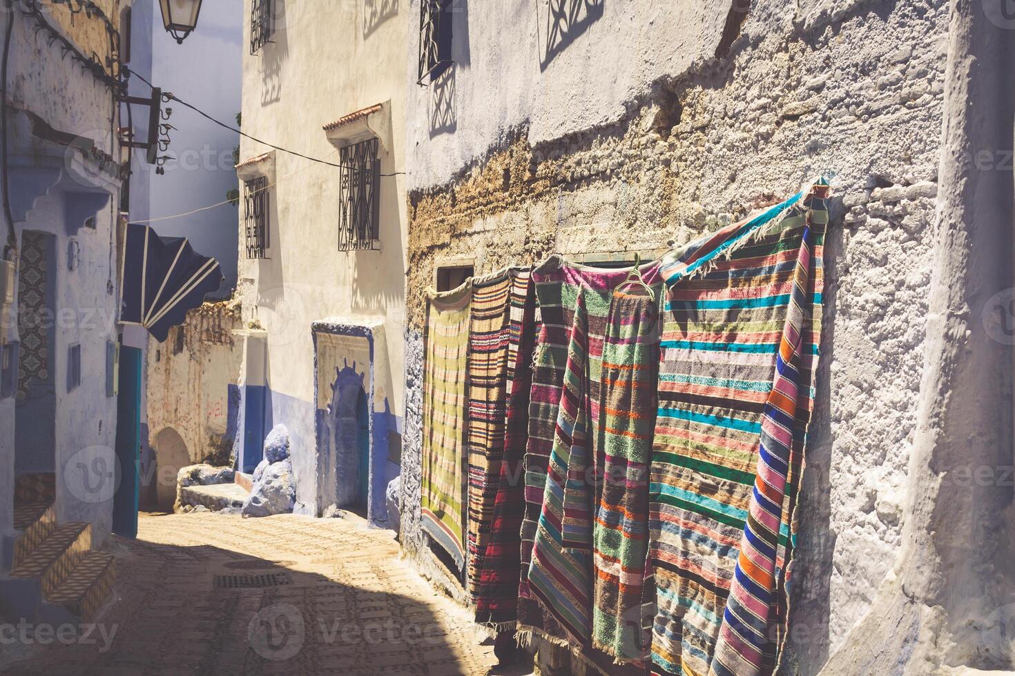 architectural détail dans chefchaouen, Maroc, Afrique photo