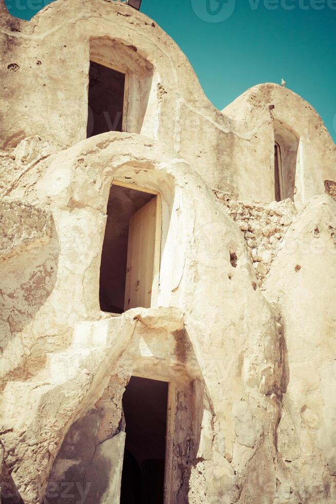 médenine Tunisie traditionnel ksour berbère fortifié grenier photo