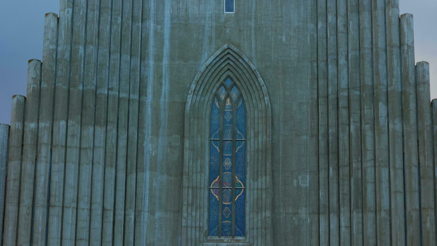 église de hallgrimur dans Islande environ Mars 2023, grand sacré monument pour luthérien religion. célèbre cathédrale dans reykjavik scandinave capital, saint religieux la tour monument. photo