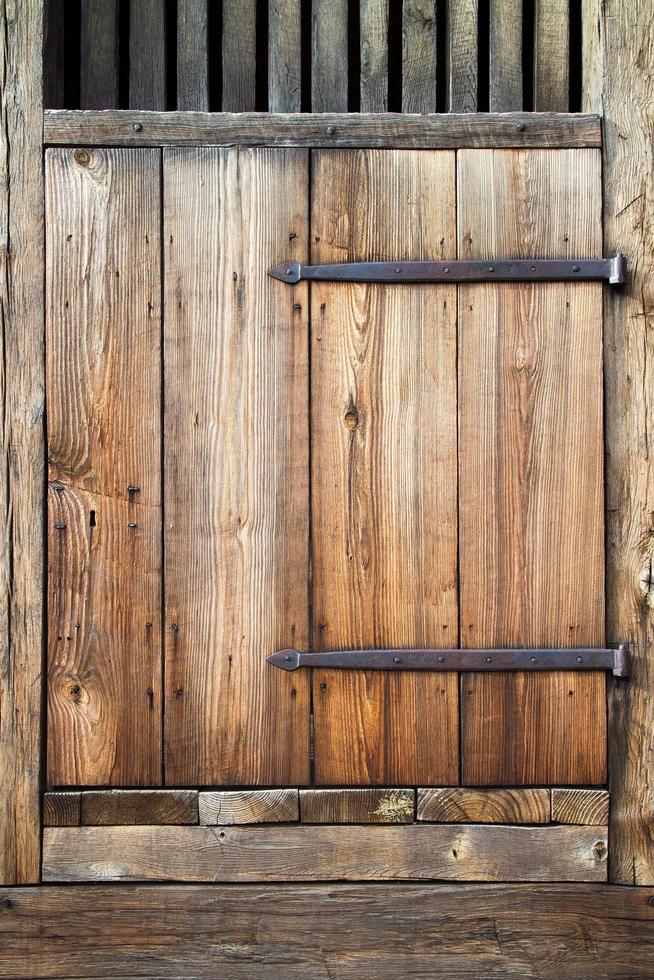 porte en bois antique rustique. photo