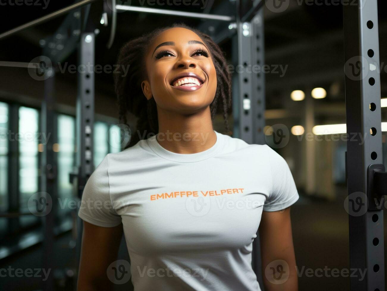 photographier de femmes qui ascenseur habiliter se ai génératif photo