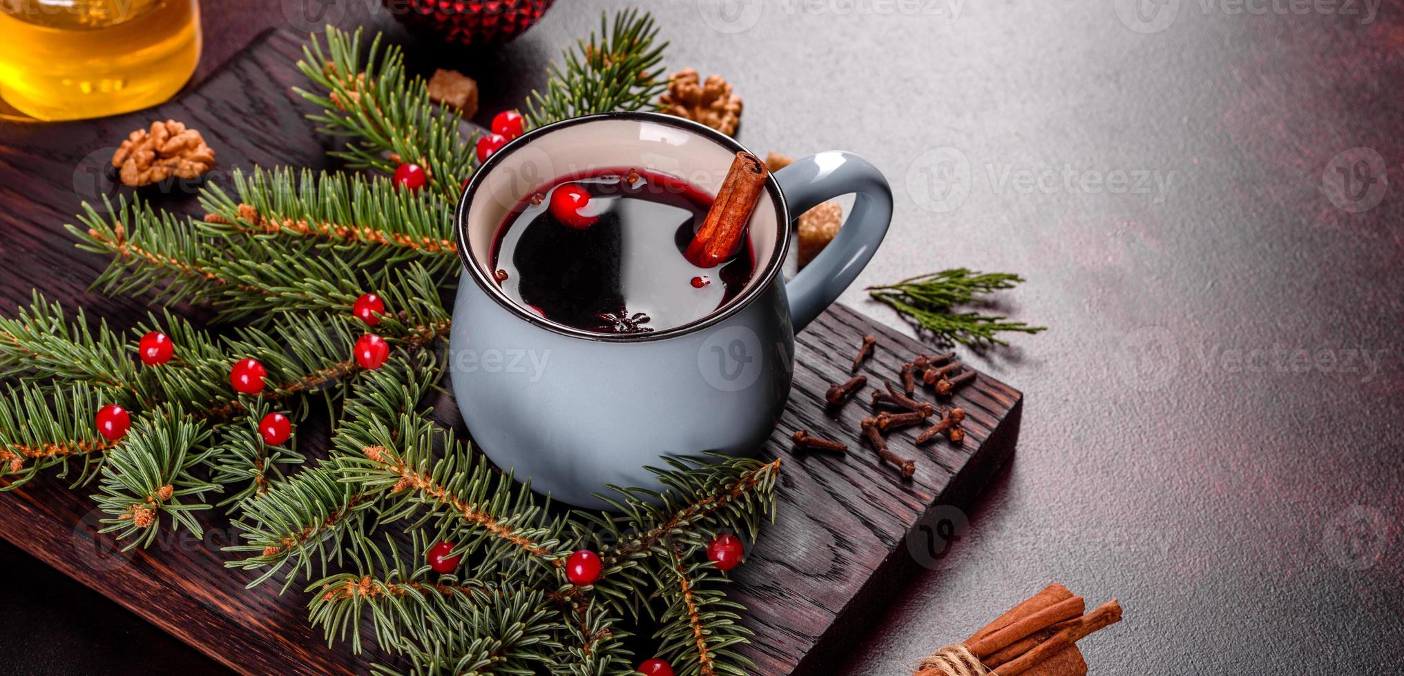 vin chaud pour l'hiver et noël photo