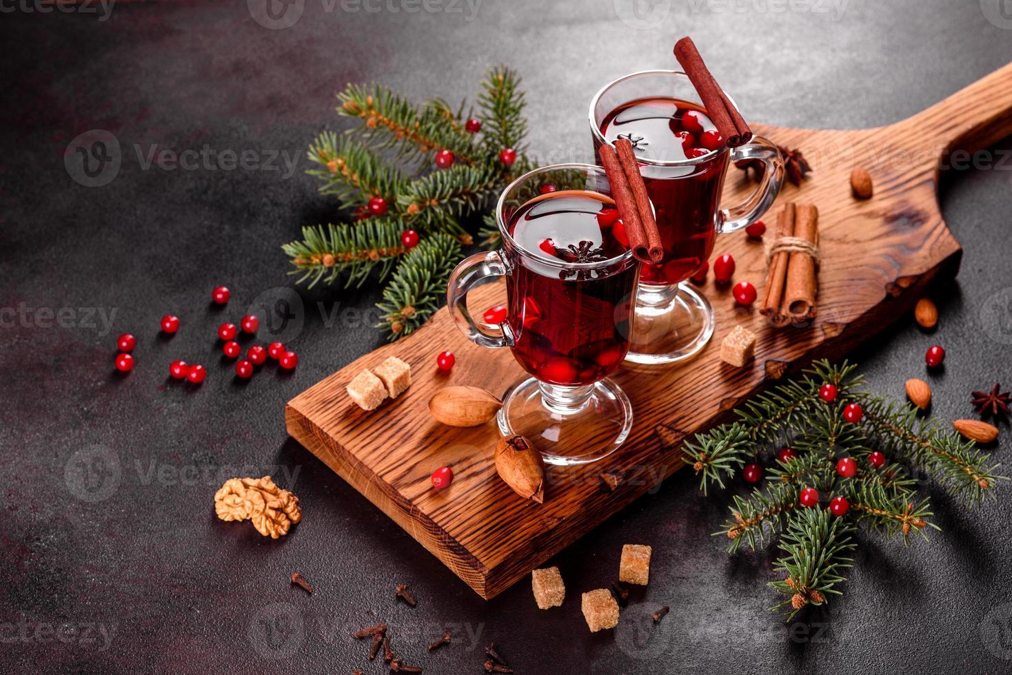 vin chaud pour l'hiver et noël photo