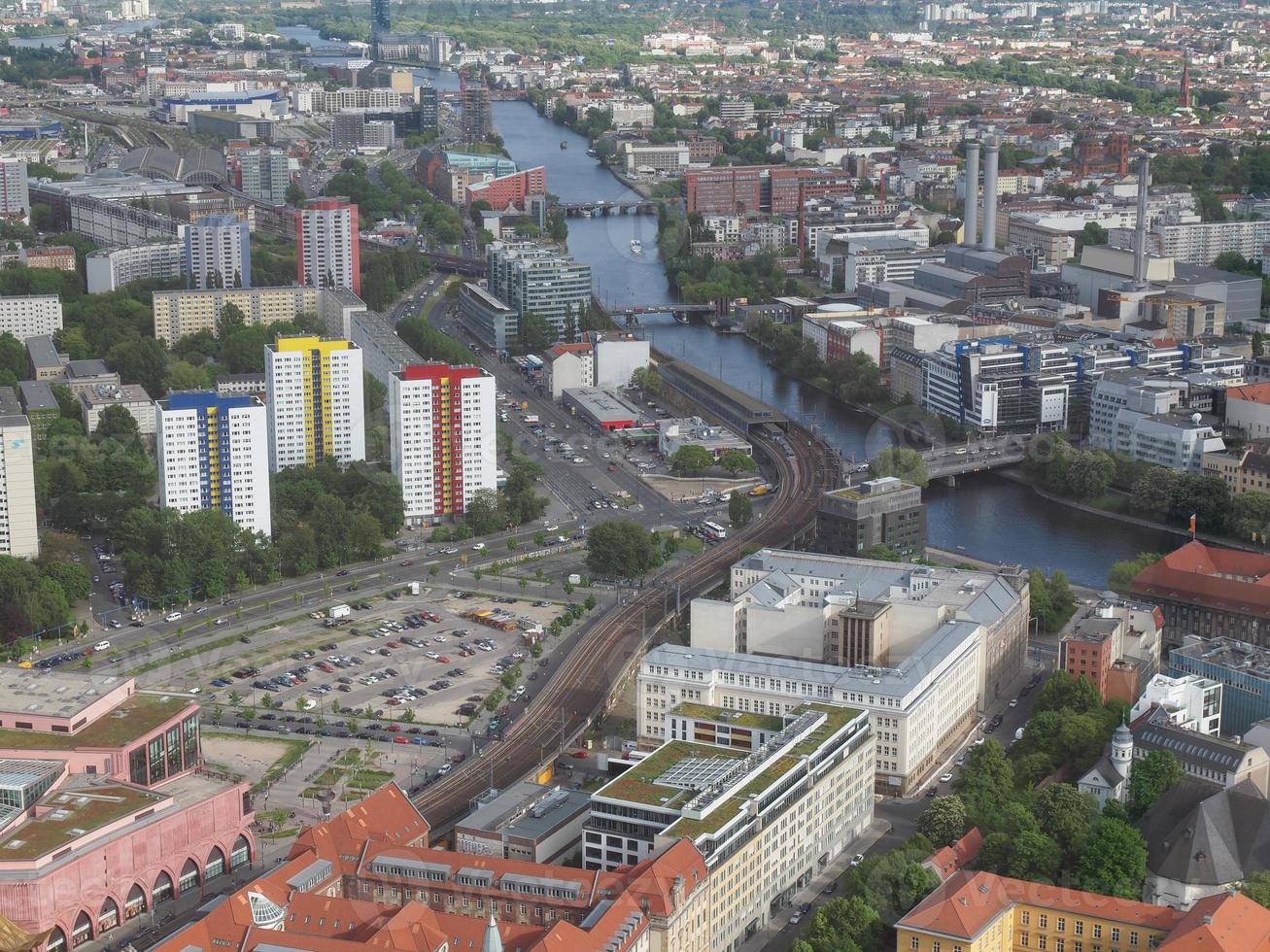 vue aérienne de berlin photo