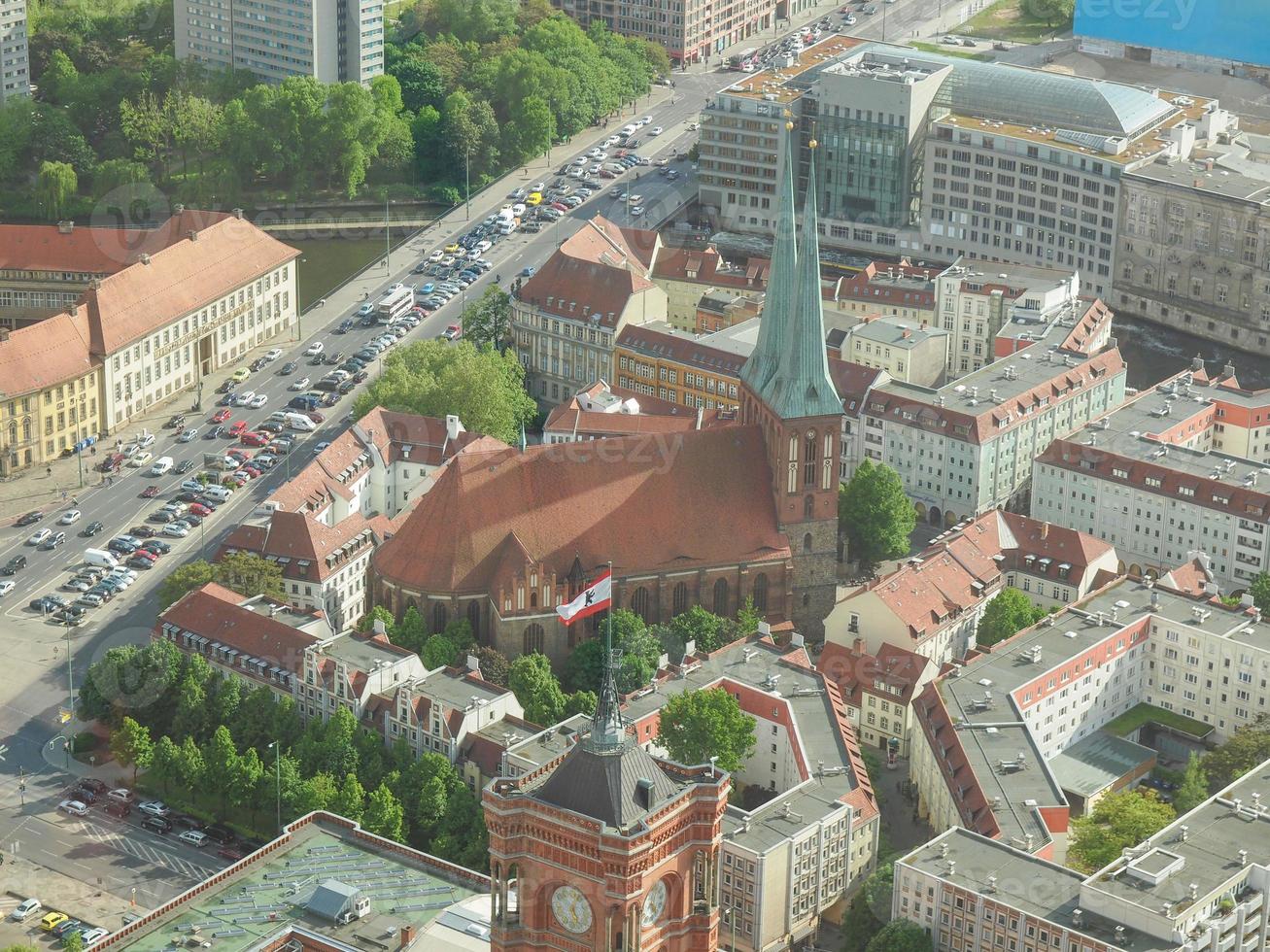 vue aérienne de berlin photo