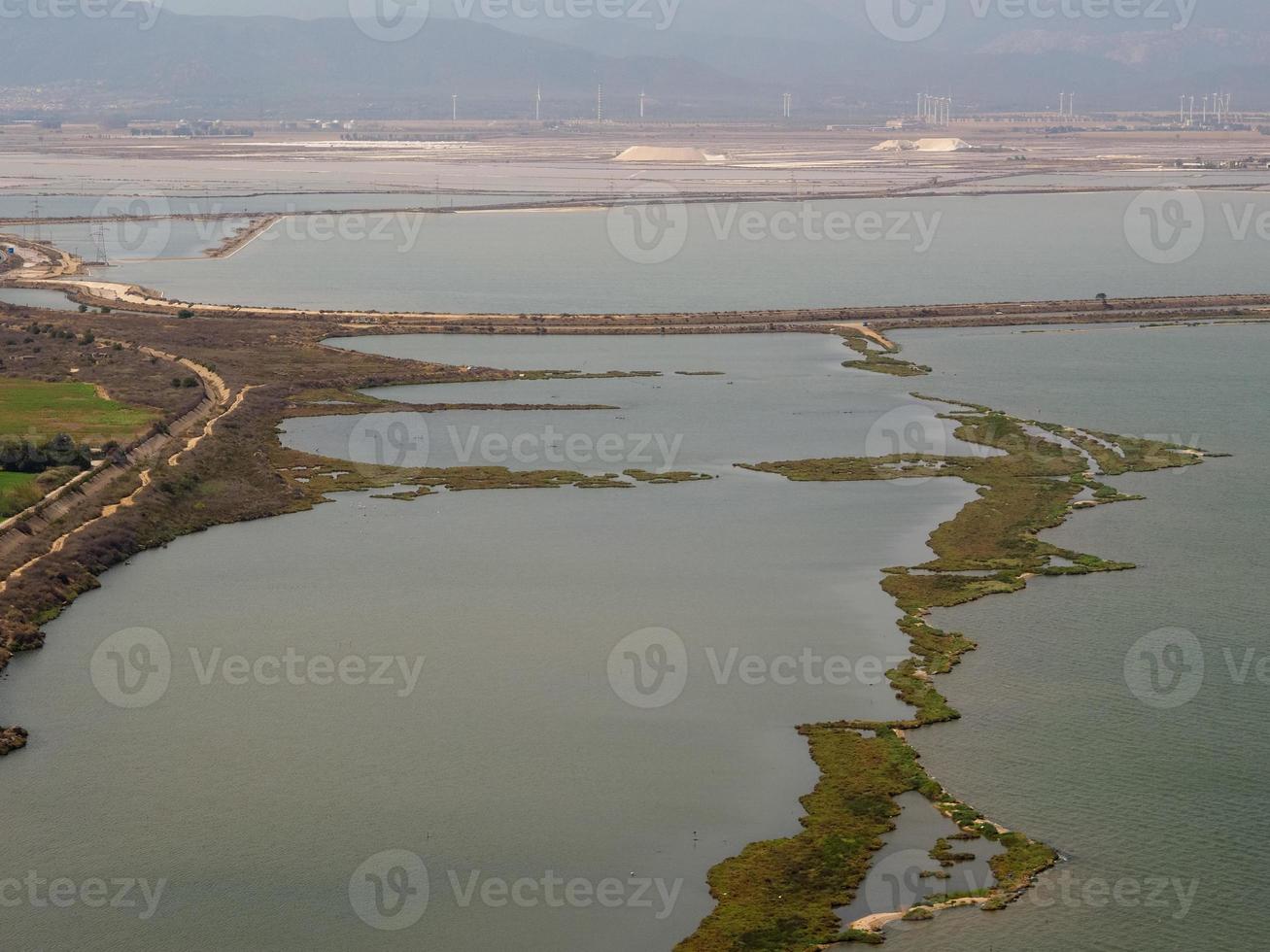 stagno di cagliari piscine de la lagune de cagliari photo