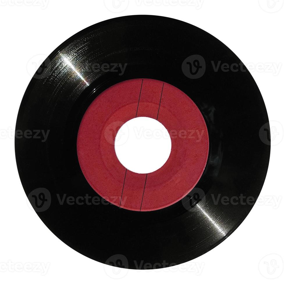 disque vinyle rouge photo