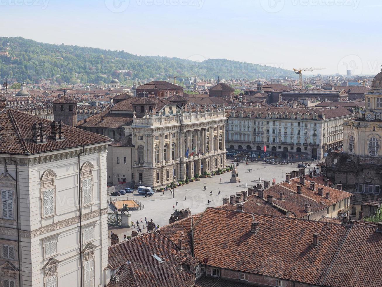 piazza castello turin photo