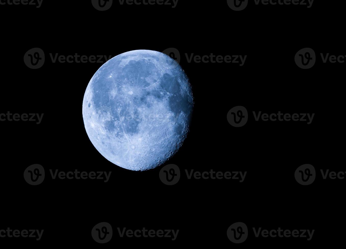 lune gibbeuse décroissante photo