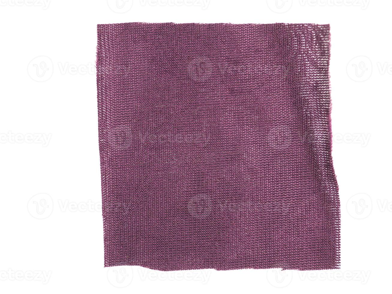 échantillon de tissu violet photo