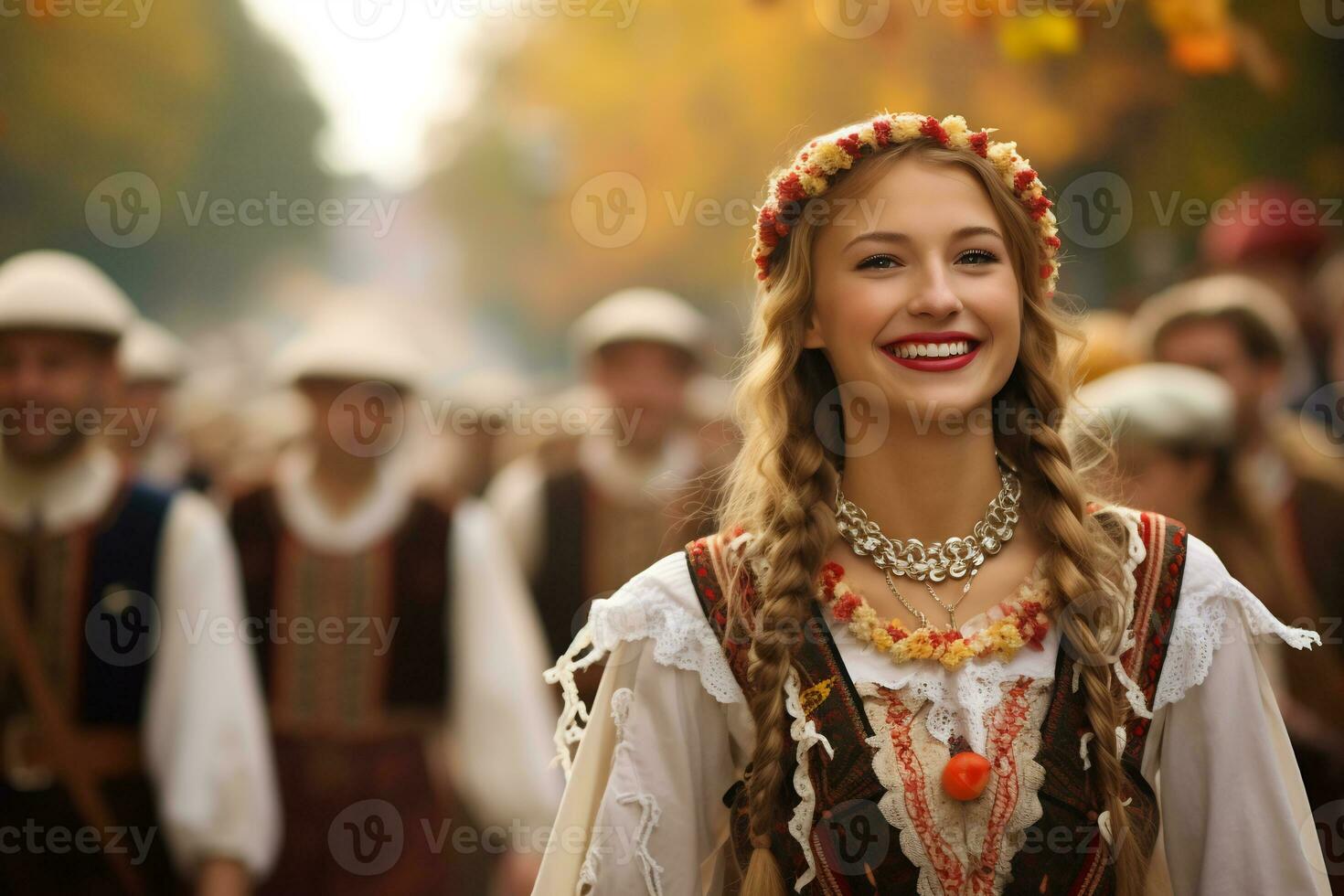 octobrefête un événement dans Munich Allemagne ai génératif photo