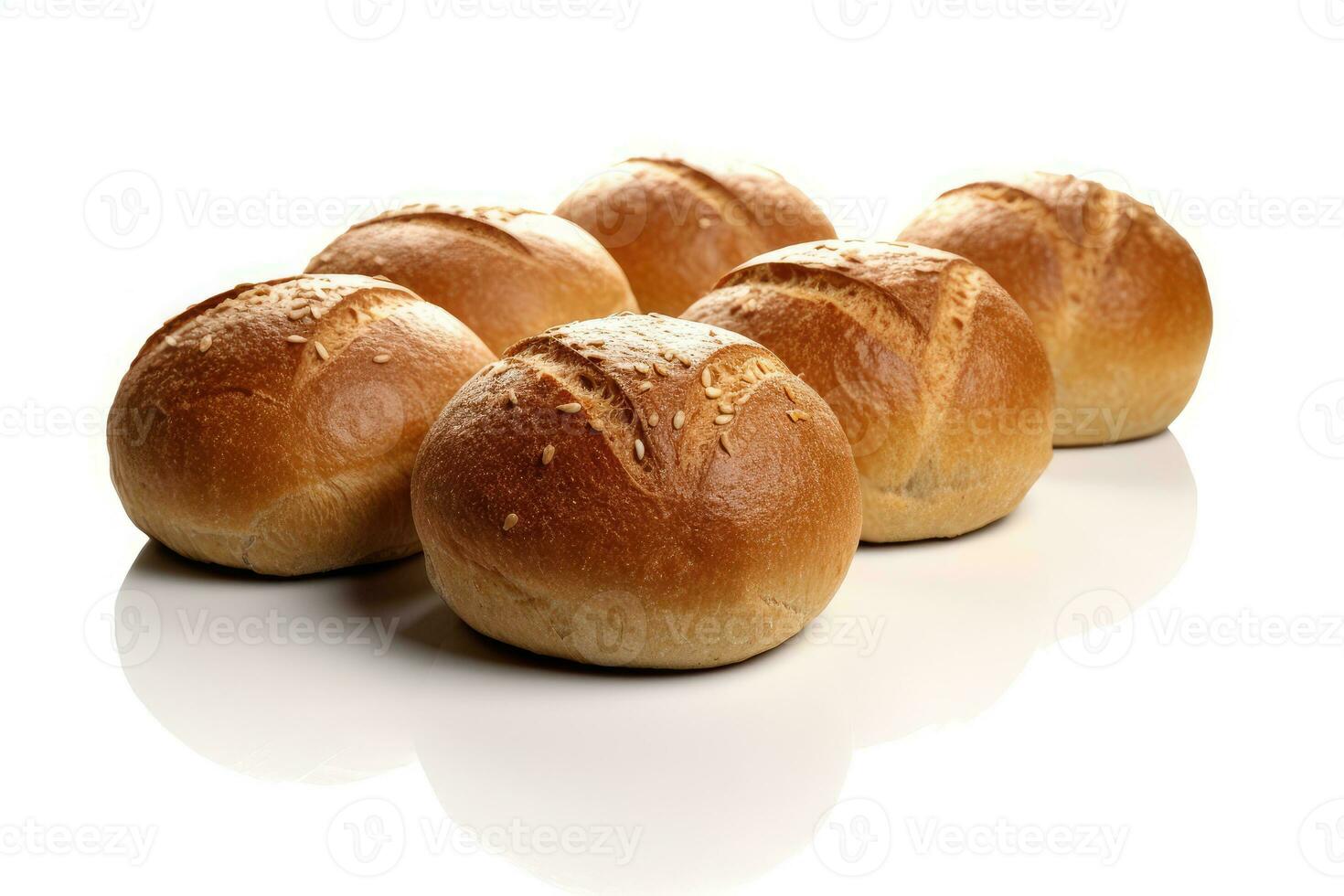 petits pains sur le cuisine ai généré photo