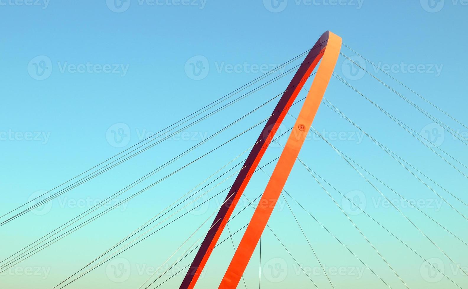 pont piétonnier à turin photo