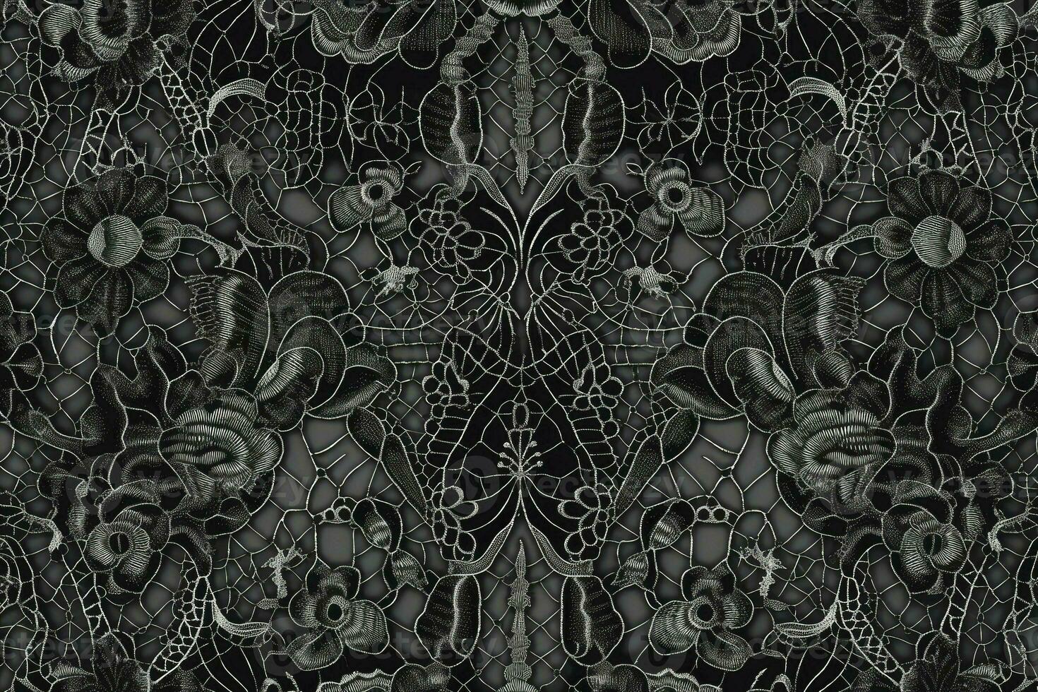 noir dentelle. texture de noir dentelle Contexte. victorien gothique style. génératif ai photo