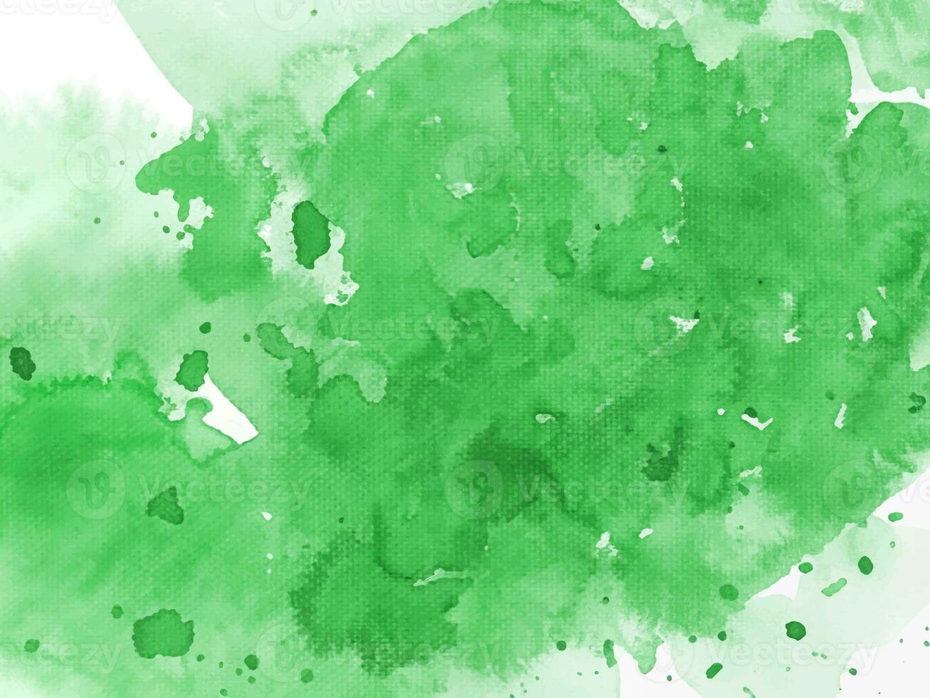 aquarelle abstrait vert tache photo