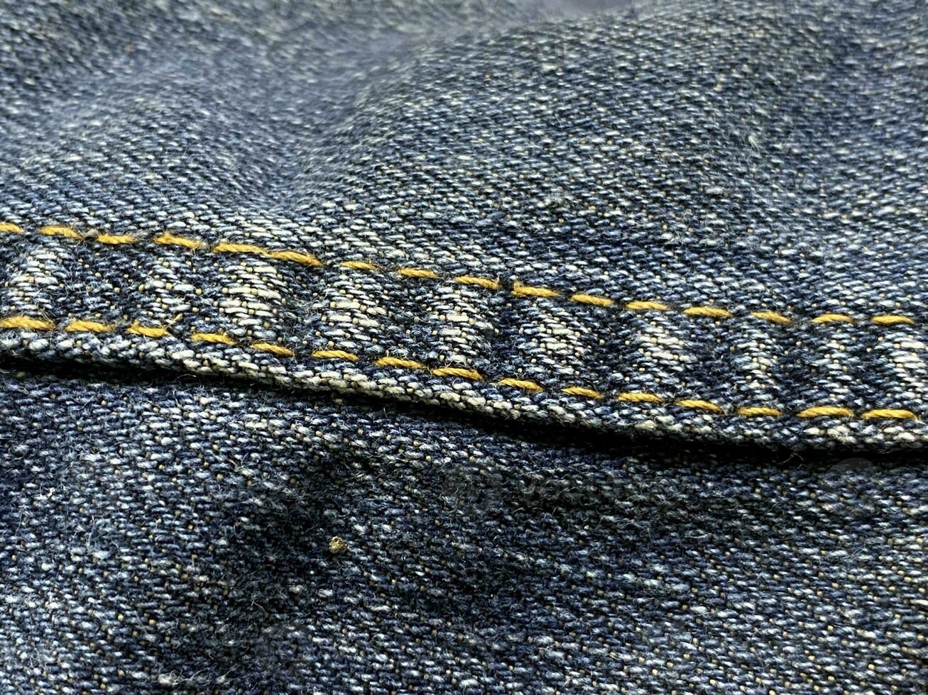 denim texture Contexte. en tissu avec le texture de une jean. denim jeans. photo