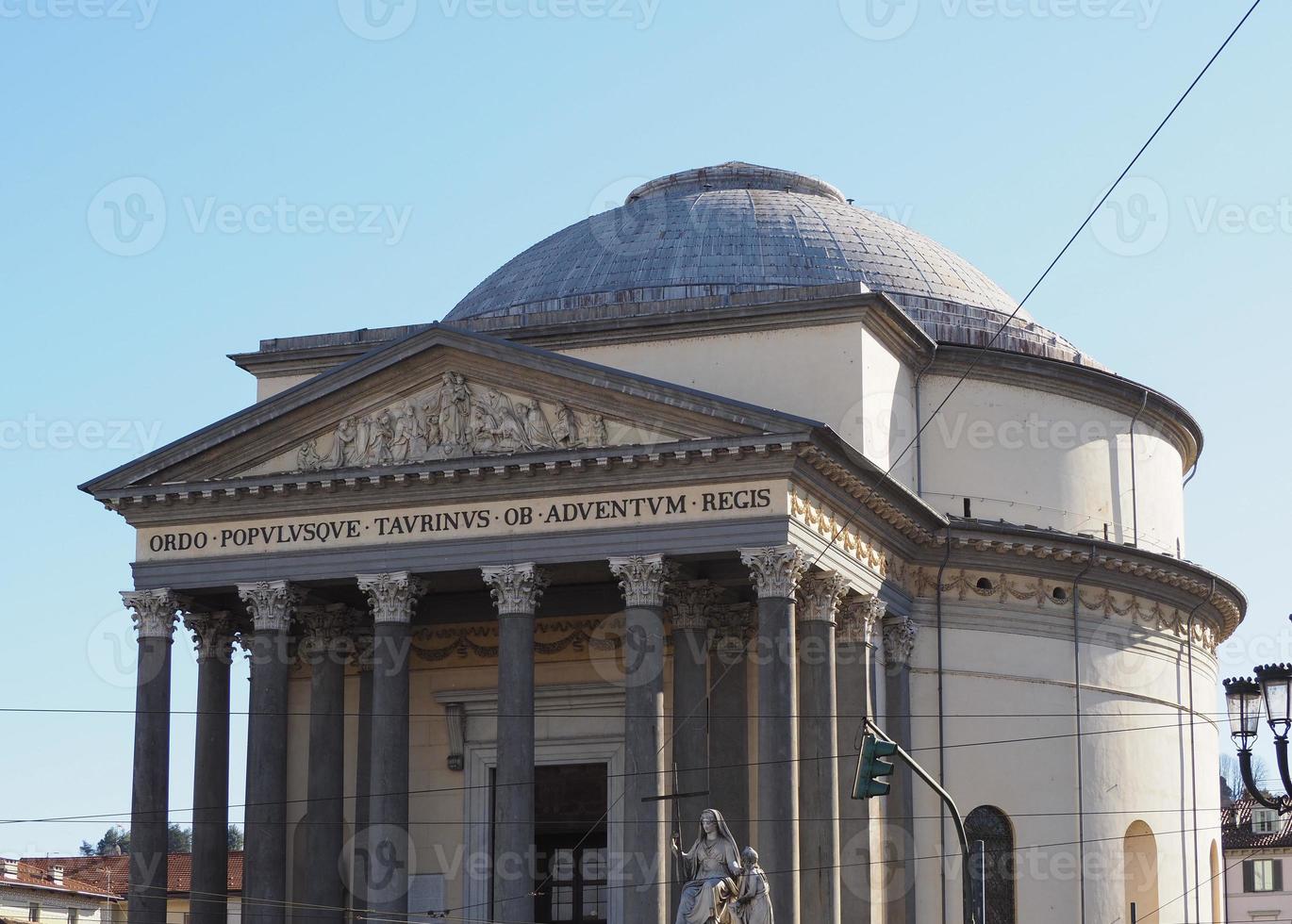 Église Gran Madre à Turin photo