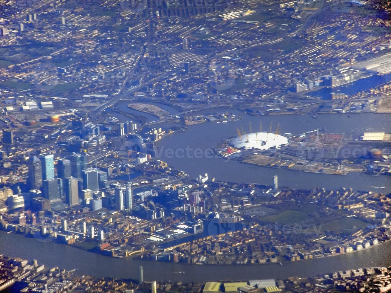 vue aérienne de londres photo