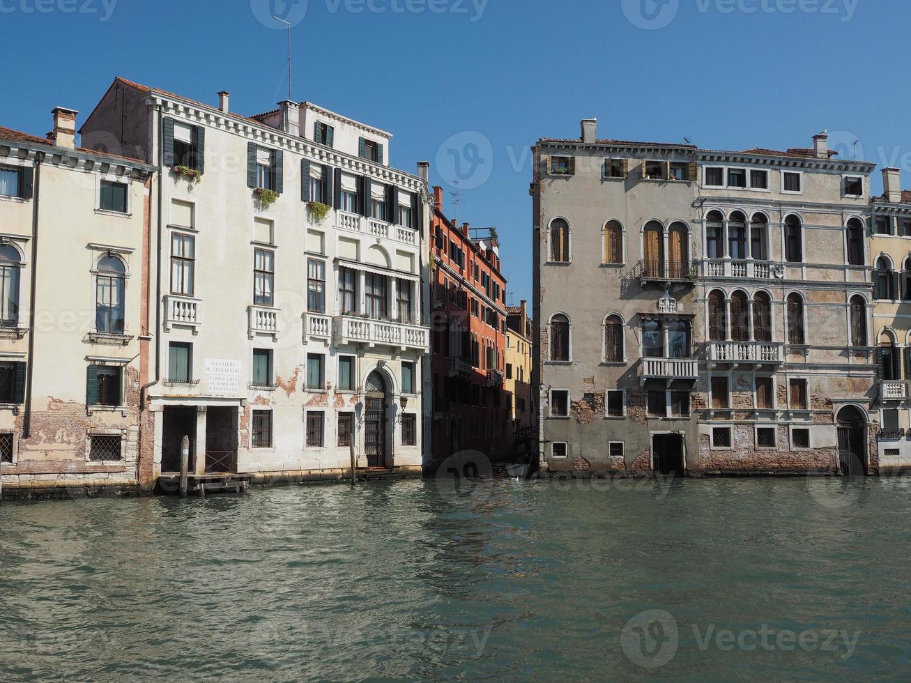 grand canal à venise photo