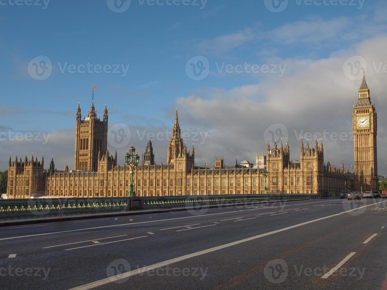 pont de Westminster à Londres photo