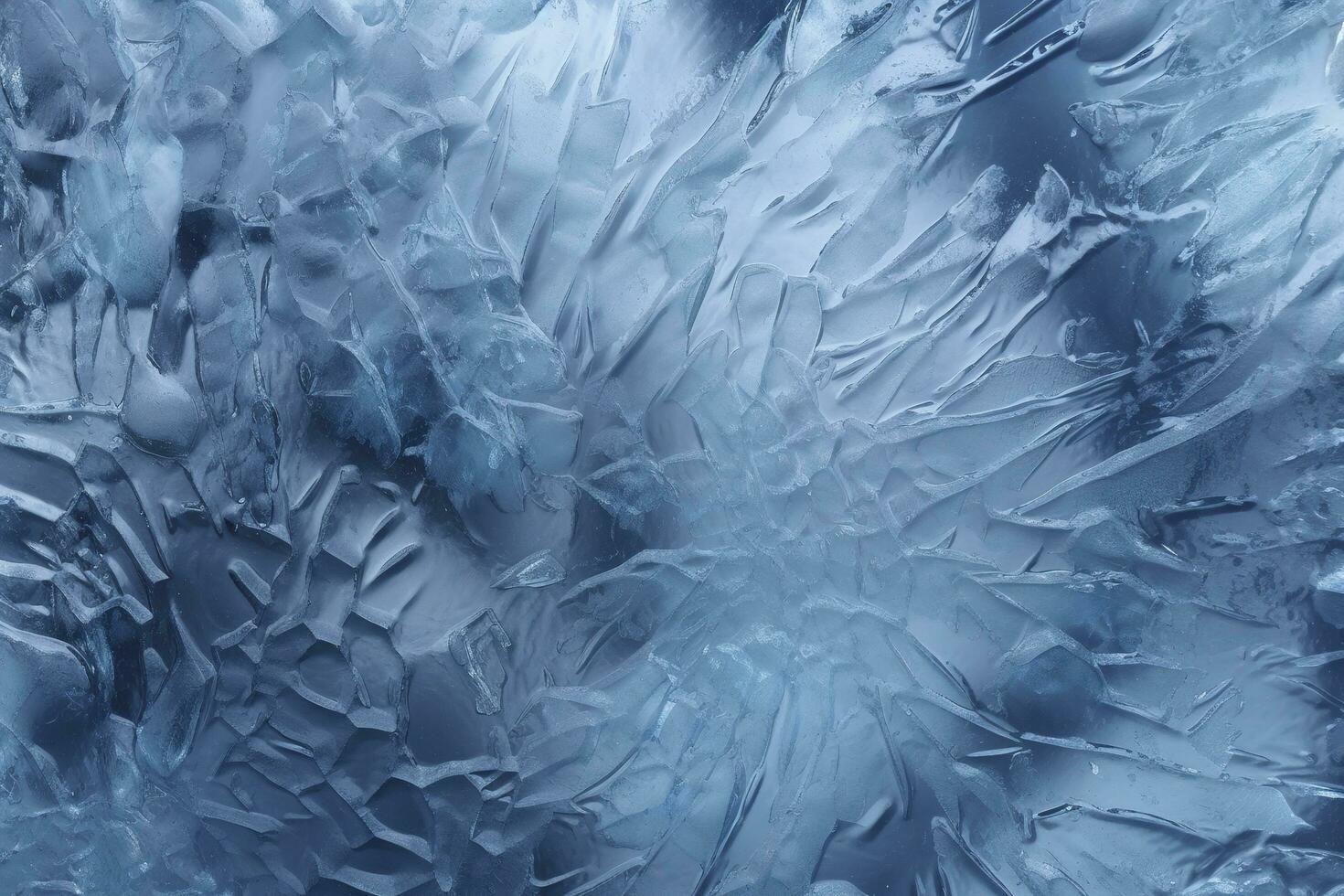abstrait la glace textures sur voiture fenêtre dans l'hiver. givré verre et glace. une texturé regarder. arrière-plans et textures concept. ai génératif photo