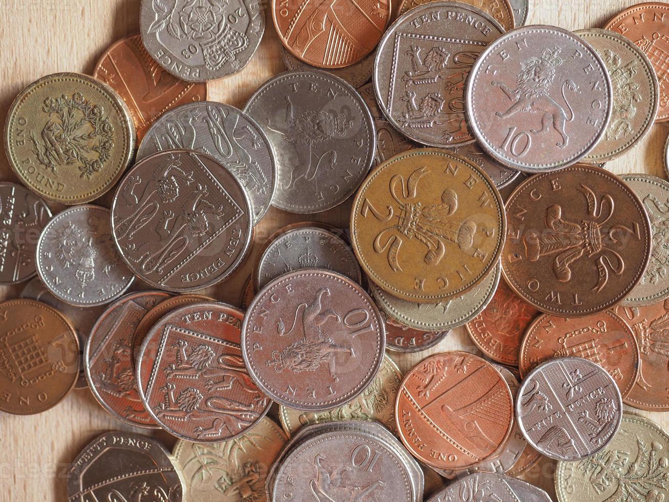 pièces de monnaie, royaume-uni photo