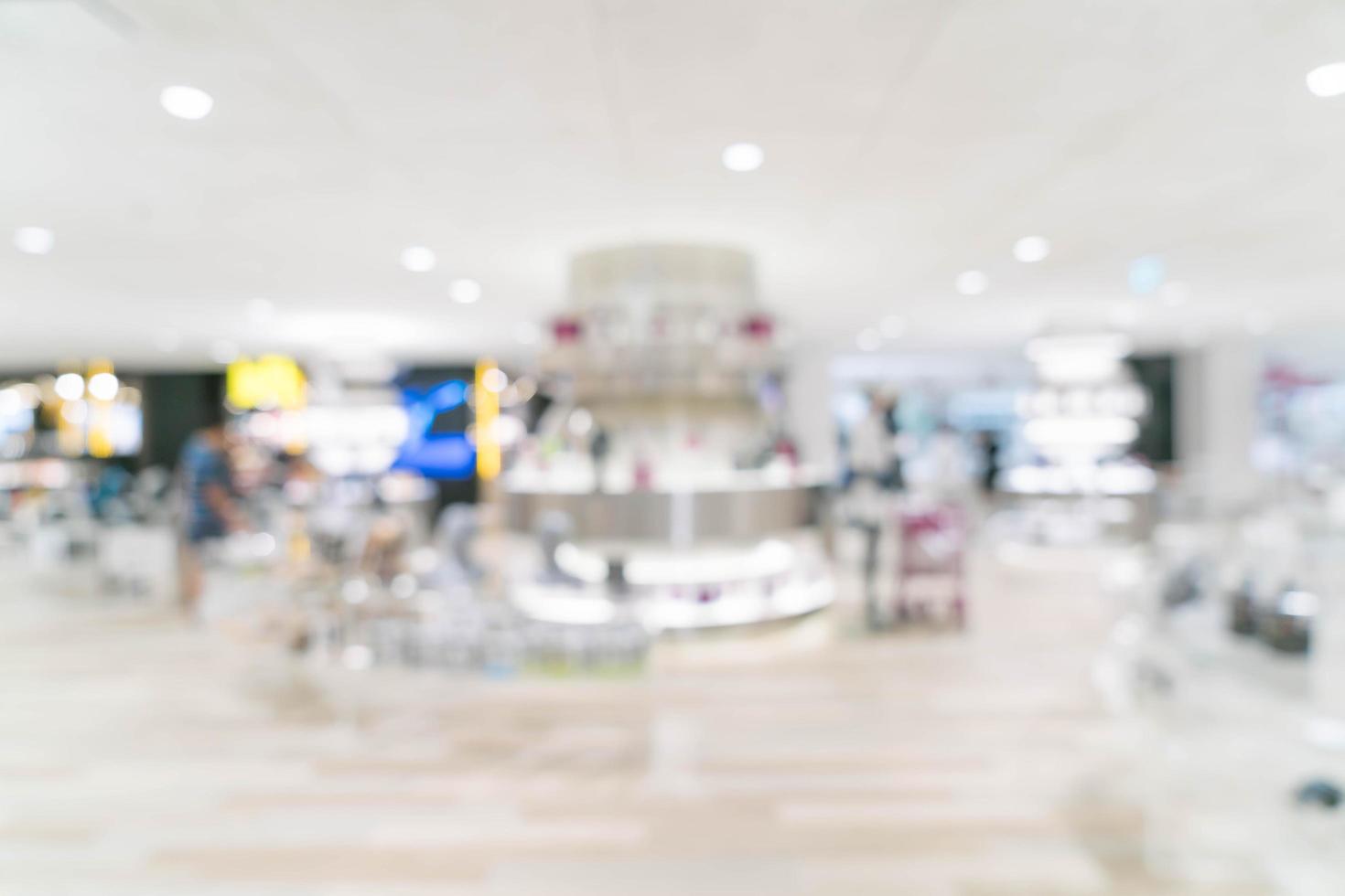 flou abstrait beau centre commercial de luxe photo