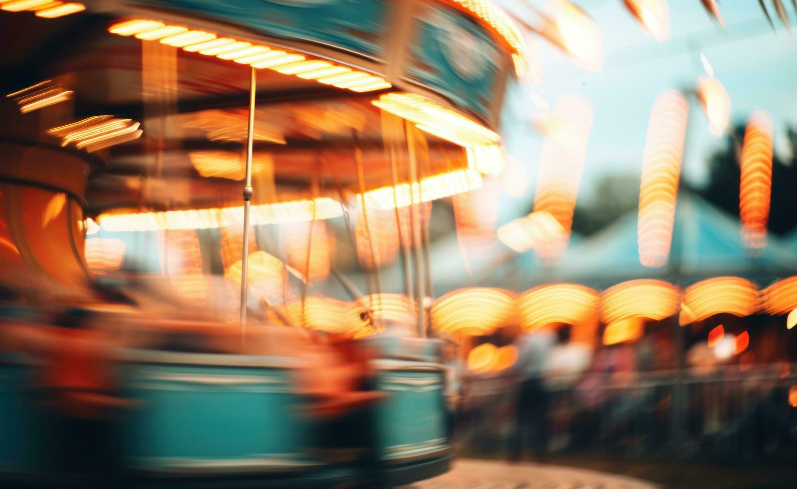 une floue Contexte de le champ de foire balade photo