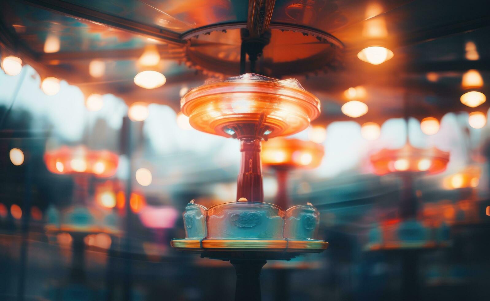 une floue Contexte de le champ de foire balade photo