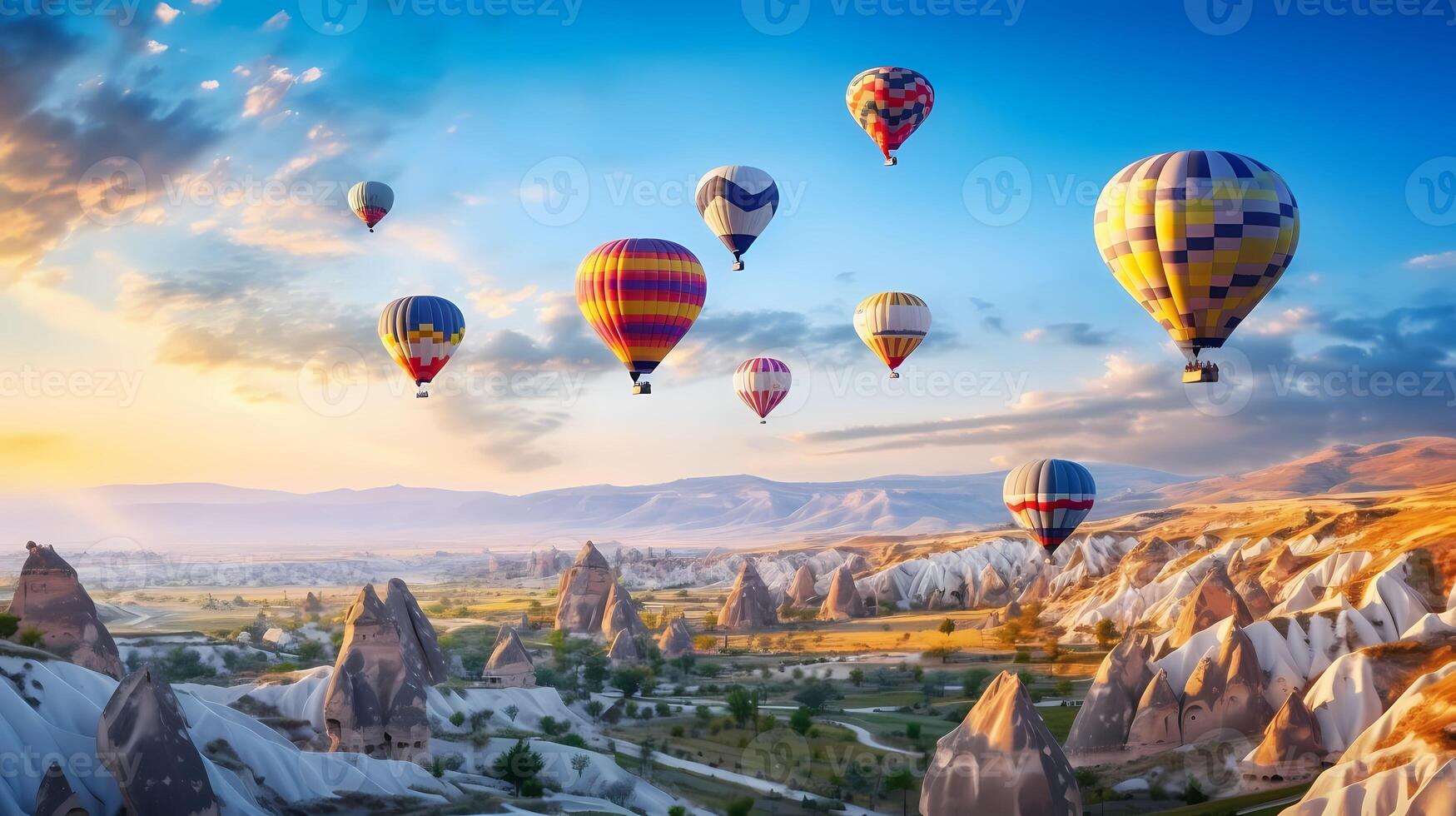 ballon voler dans tourisme parc - dinde la cappadoce photo