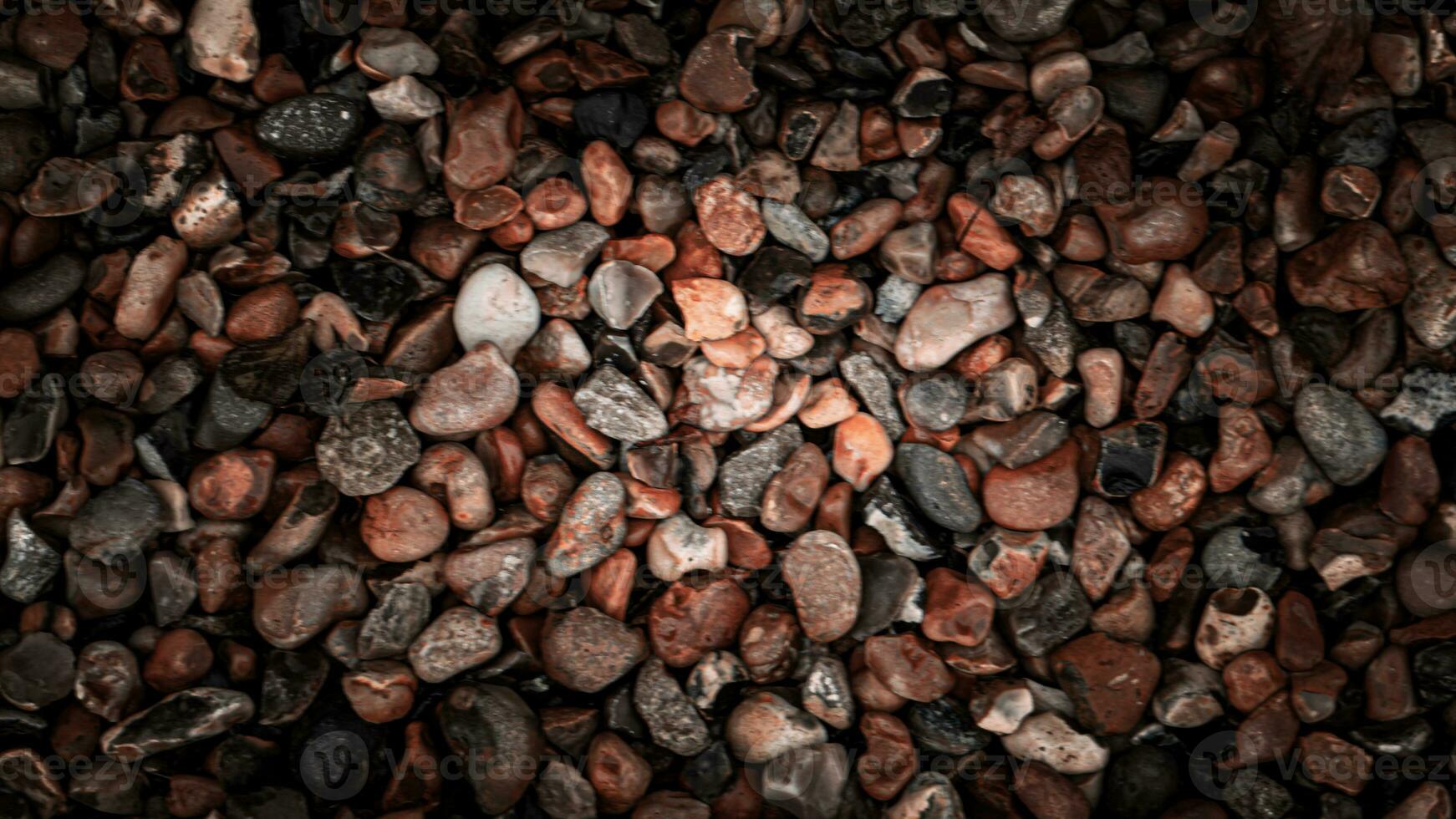 graveleux texture de gravier et des pierres photo