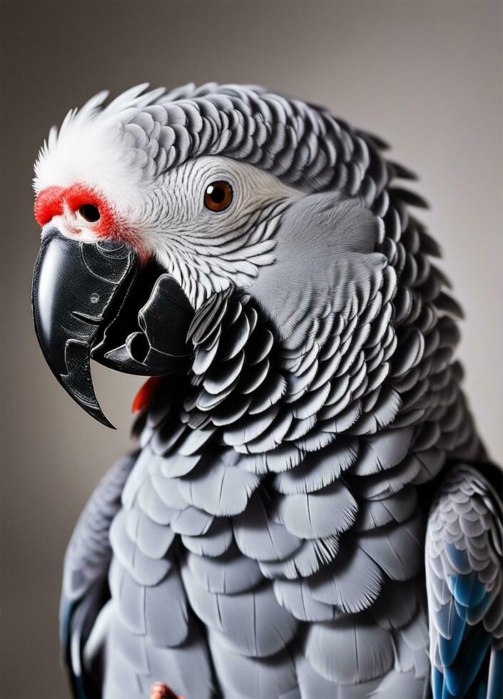 ailes de Afrique. capturer vibrant animal de compagnie perroquets par le lentille. ai génératif photo