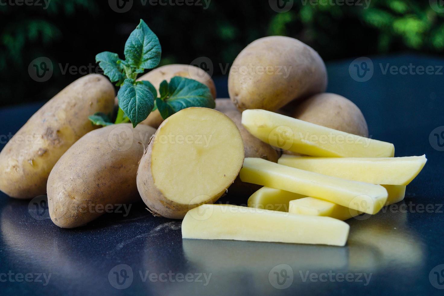 pommes de terre allemandes directement après la récolte photo