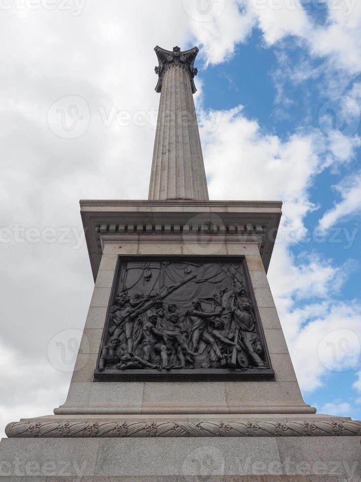 colonne nelson à londres photo