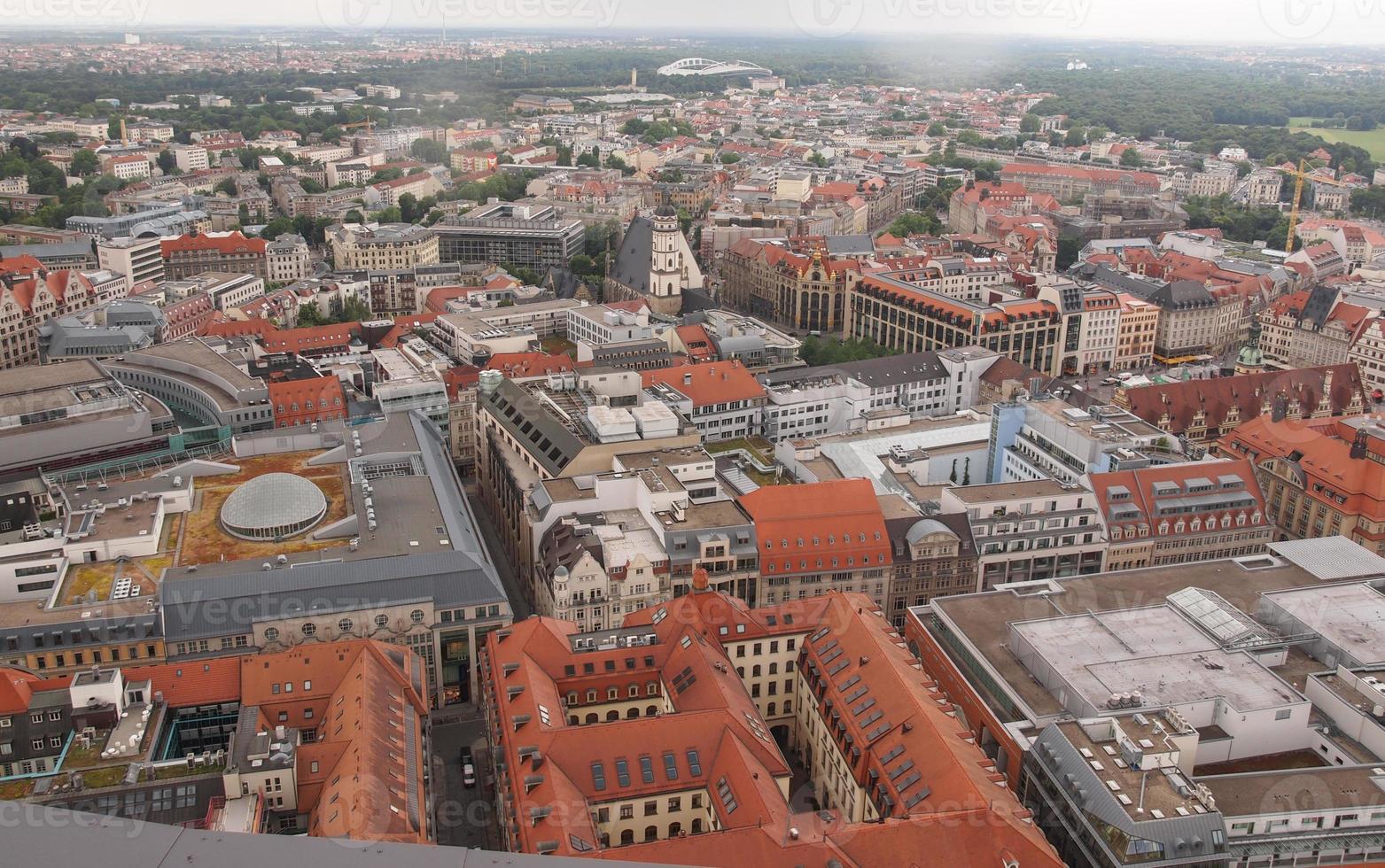 vue aérienne de leipzig photo