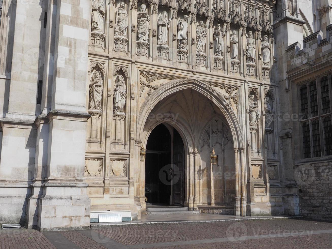 Église de l'abbaye de Westminster à Londres photo