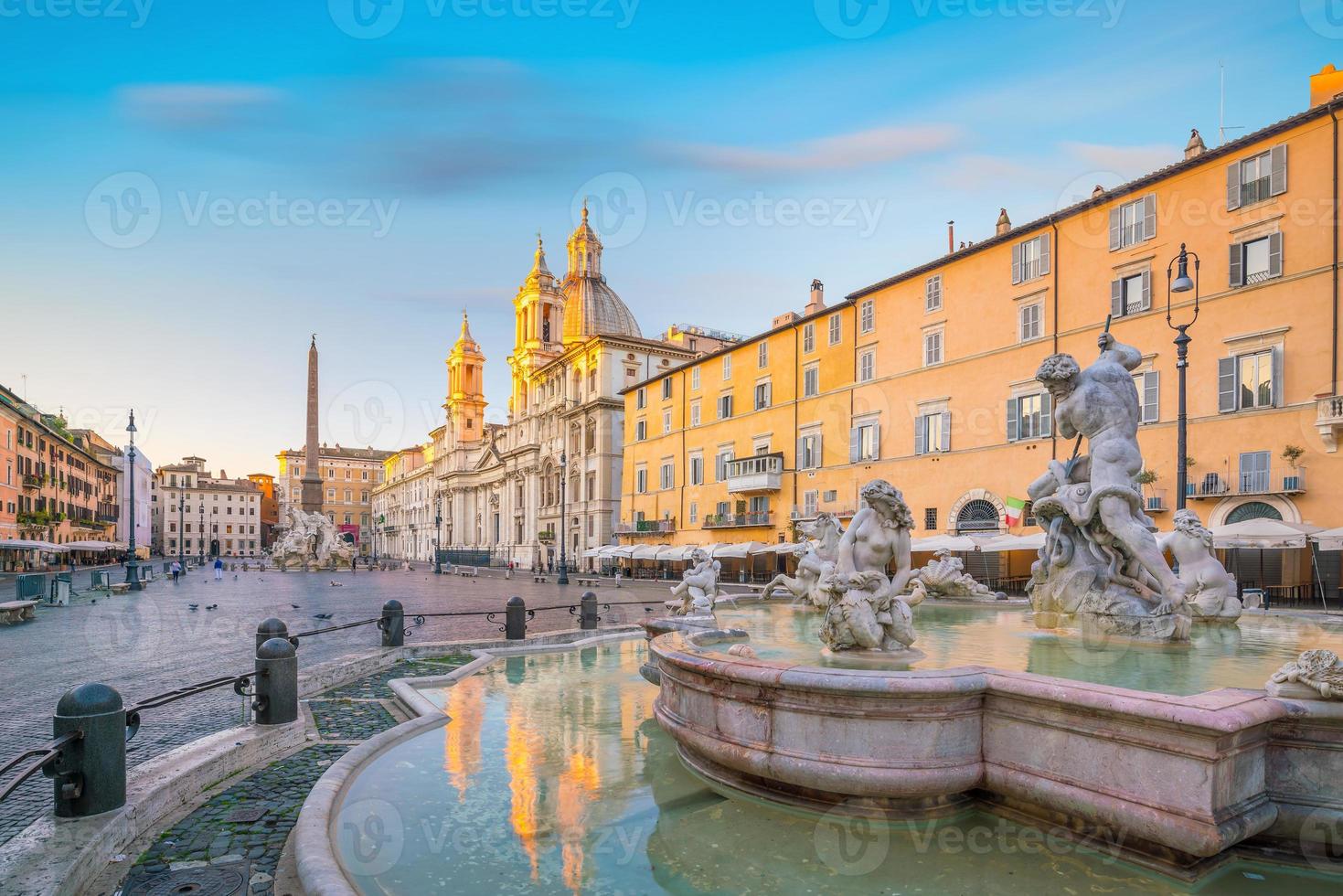 Piazza Navona à Rome, Italie photo