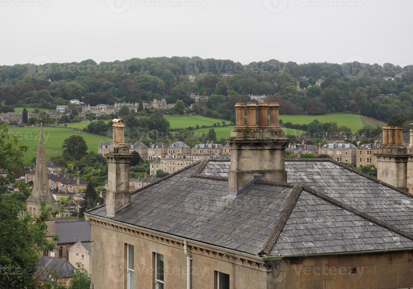 vue sur la ville de bain photo