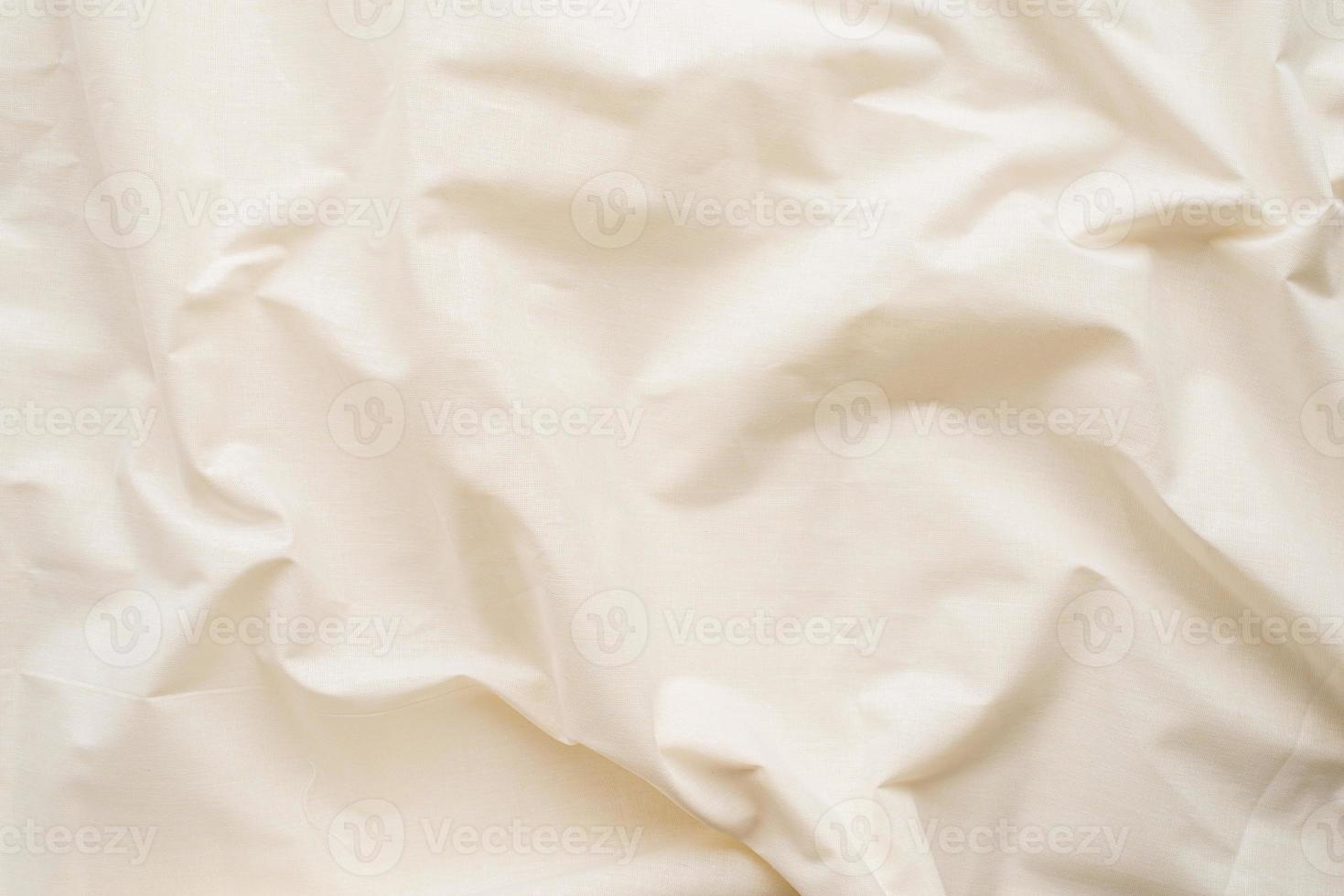 fond de texture de tissu blanc, tissu ondulé photo