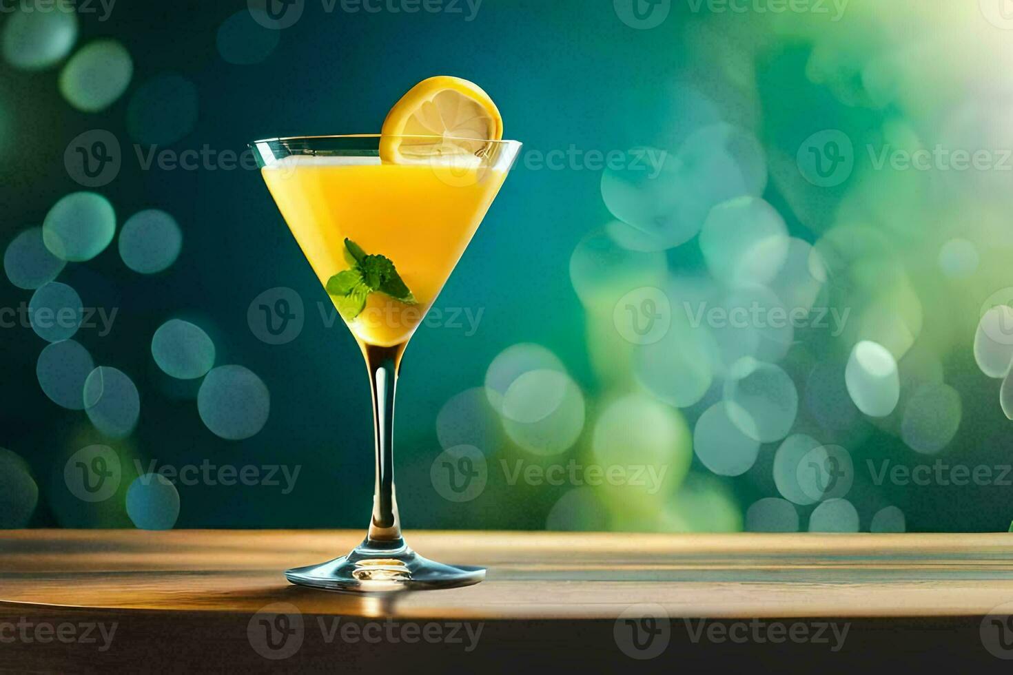 cocktail sur le tableau. généré par ai photo