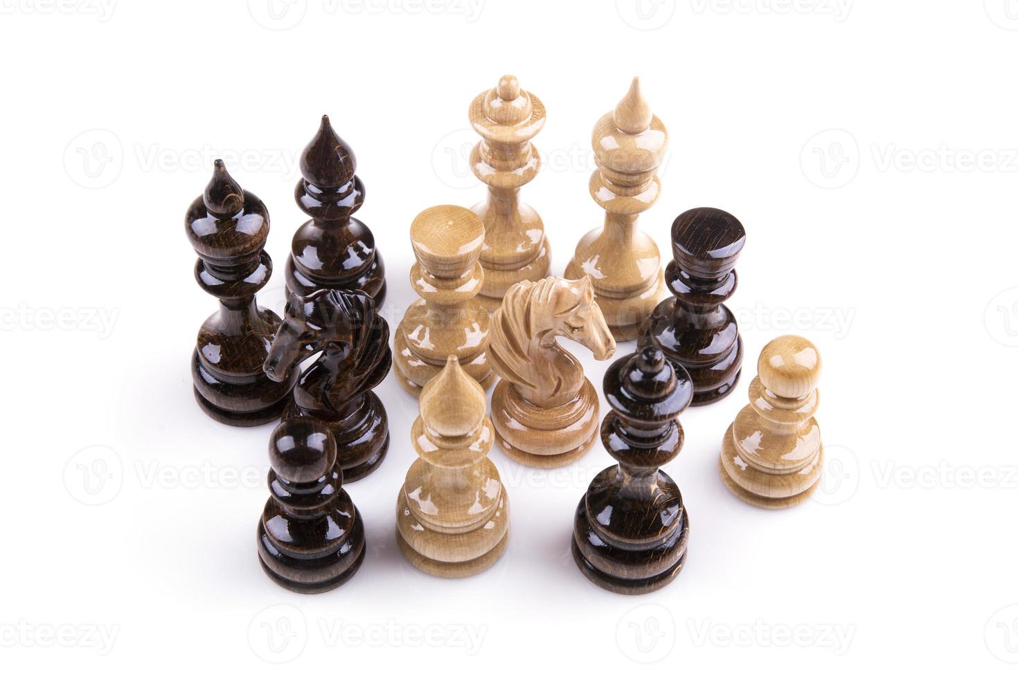 jeu d'échecs. prise de décision stratégique photo