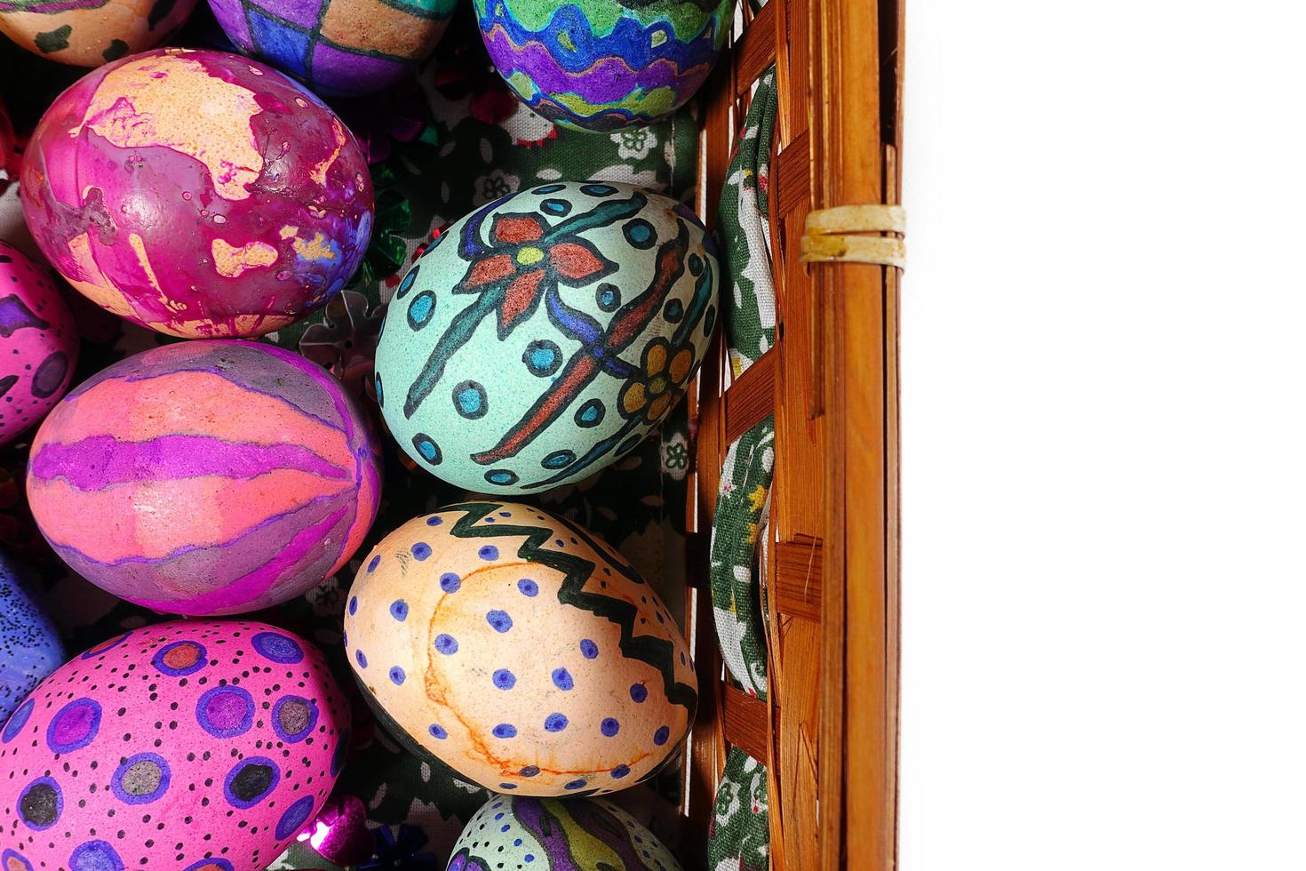 Pâques oeufs de Pâques célébration de vacances au printemps photo