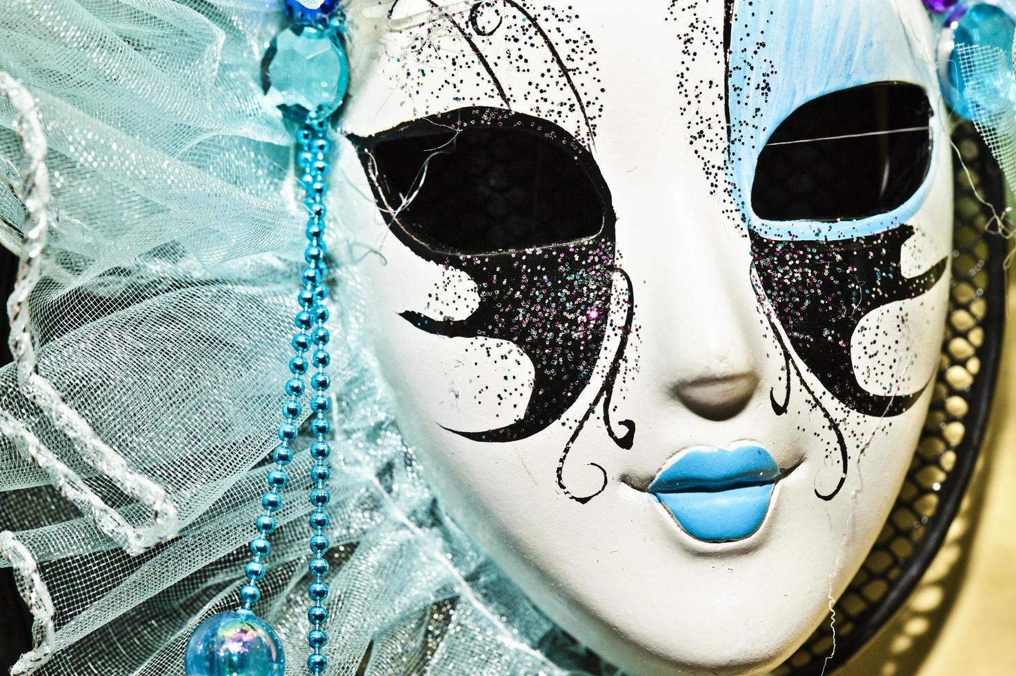 carnaval venise théâtre costume coloré masque photo