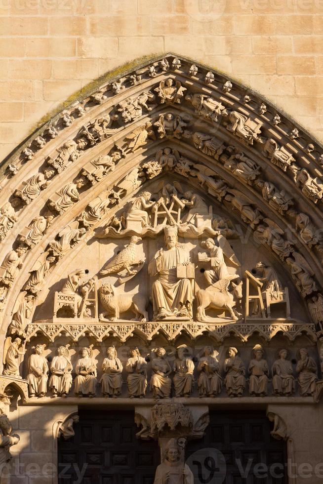 cathédrale de santa maria, burgos, castilla, espagne. photo