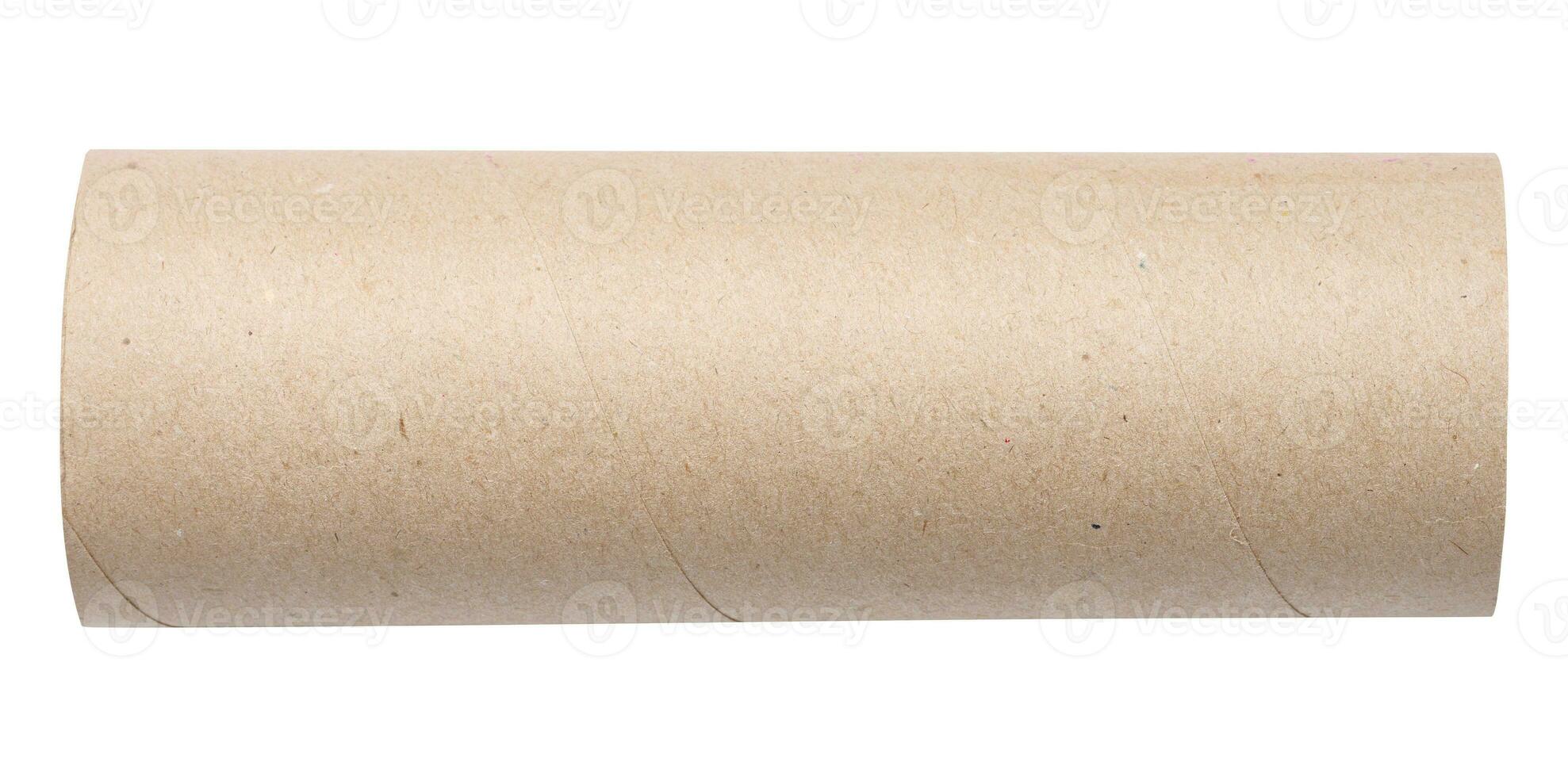 Serviette en papier brun à partir d'un rouleau de serviettes de cuisine,  objet isolé sur fond blanc 24009592 Photo de stock chez Vecteezy