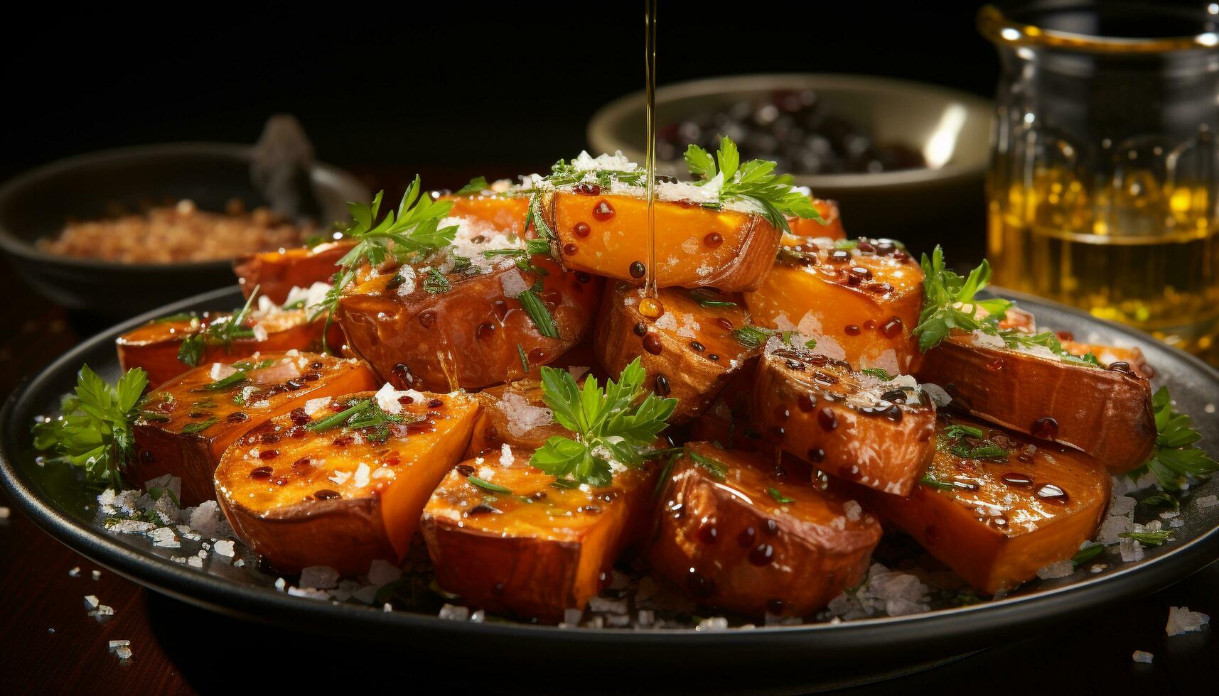 grillé Viande, gourmet repas, fraîcheur, barbecue, en bonne santé alimentaire, cuit le déjeuner généré par ai photo